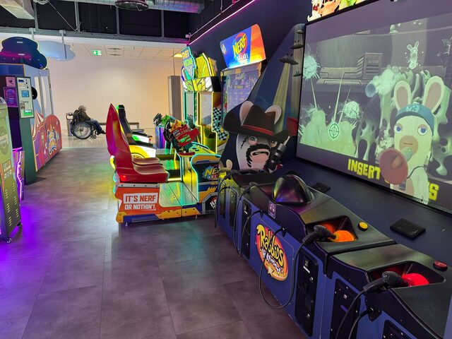 Eindruck aus Vinci's Arcade im Leo Center Leonberg