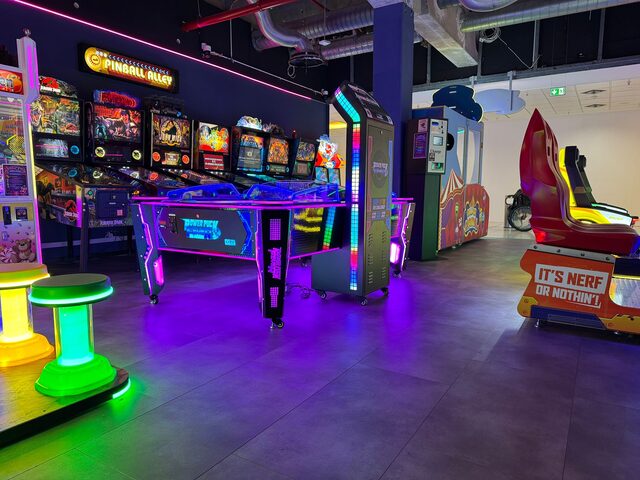 Eindruck aus Vinci's Arcade im Leo Center Leonberg