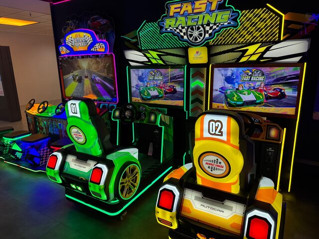 Eindruck aus Vinci's Arcade im Leo Center Leonberg